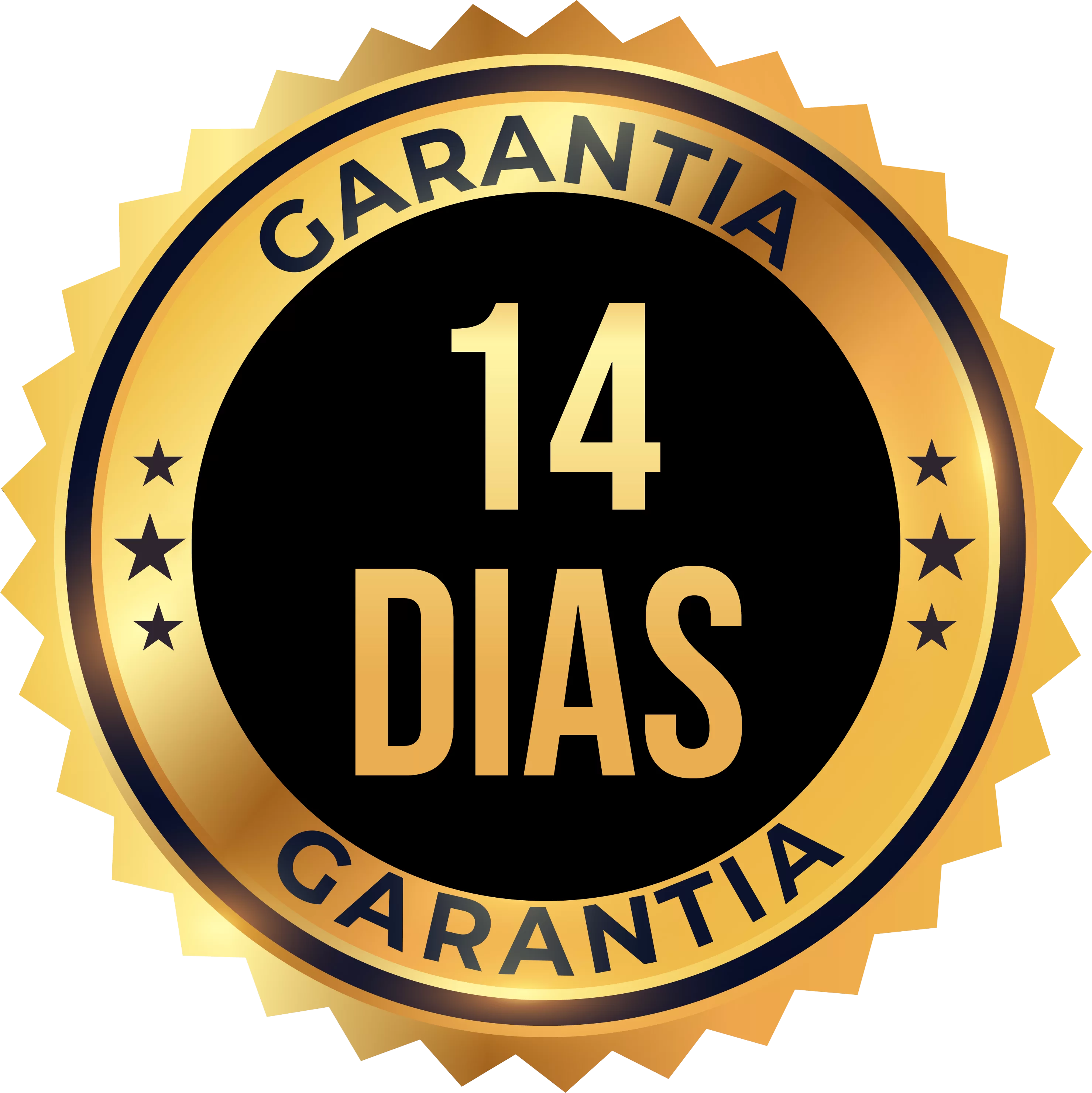 Selo de garantia de 14 dias